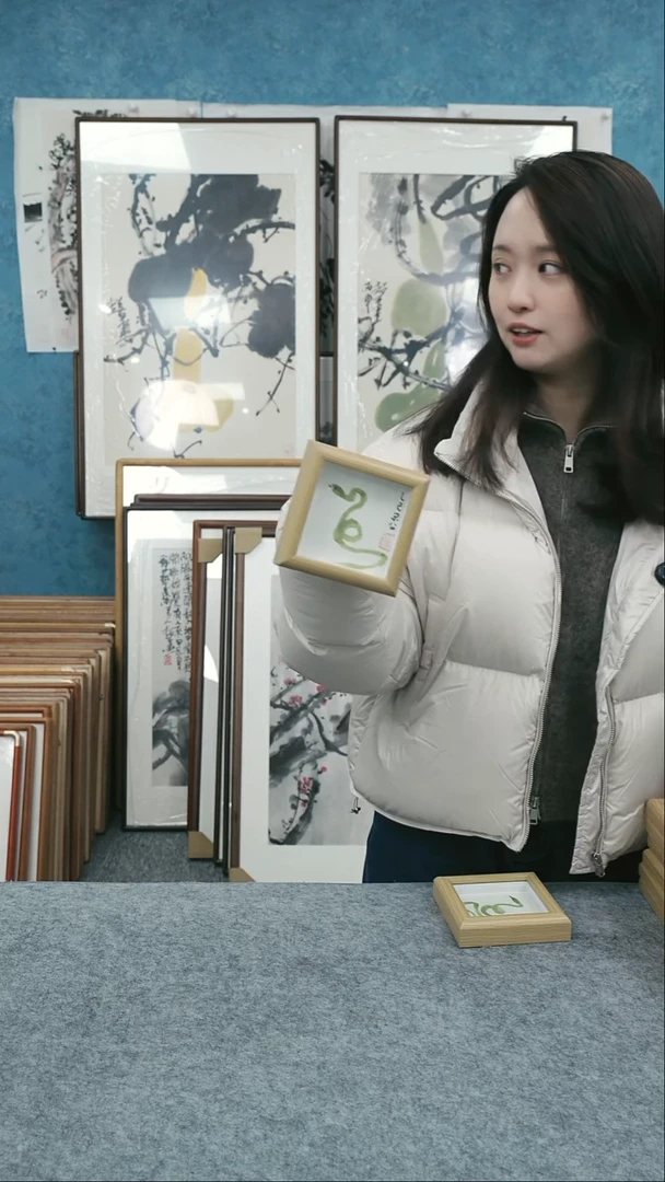 【闪购商品】国画12*12本土老师木质小摆台