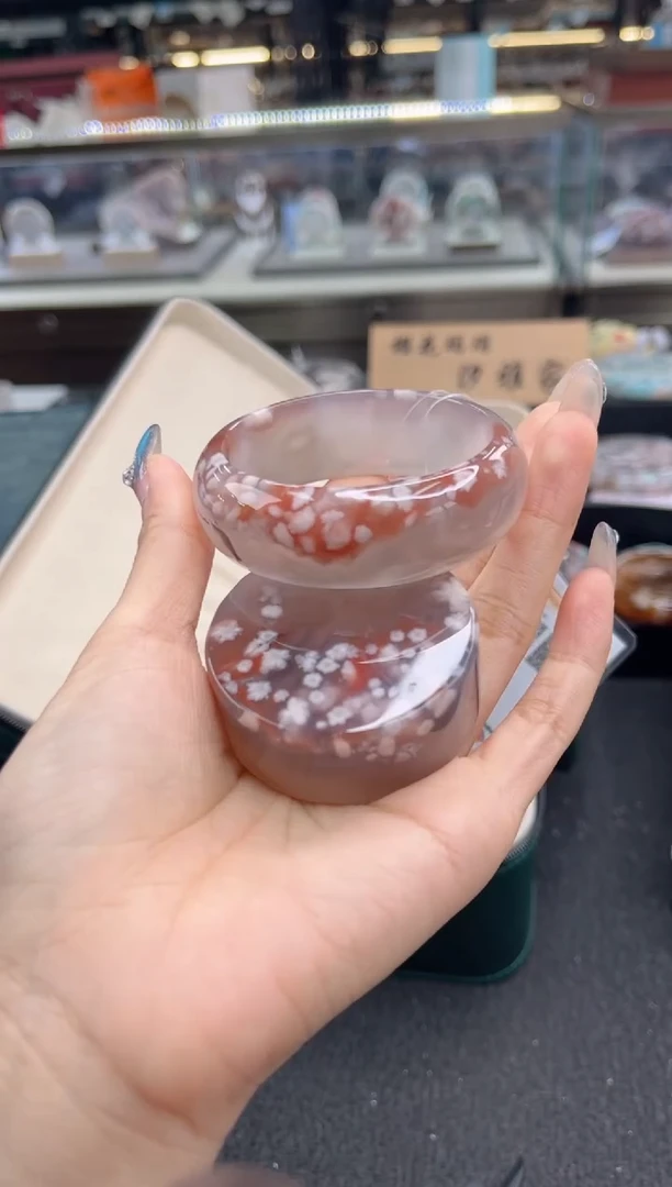 石英质玉手镯未镶嵌54圈口（赠品镯心）633