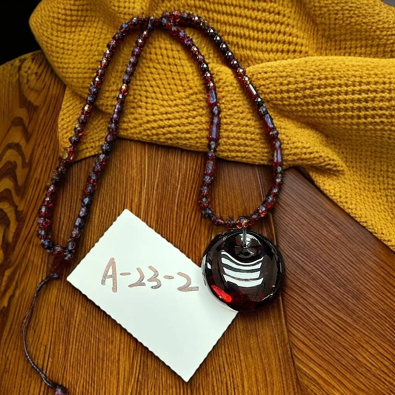 A-23-2【臻尚玉品】新年款福利王炸精美血珀平安扣吊坠/随机发一