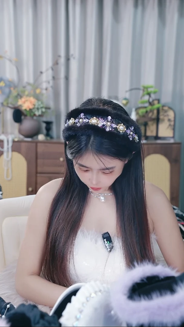 合金布艺轻奢高定发箍 A009