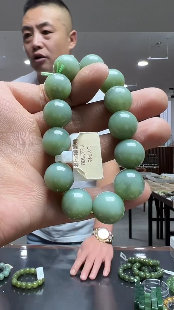 未镶嵌手链和田玉（碧玉）快**源精品16