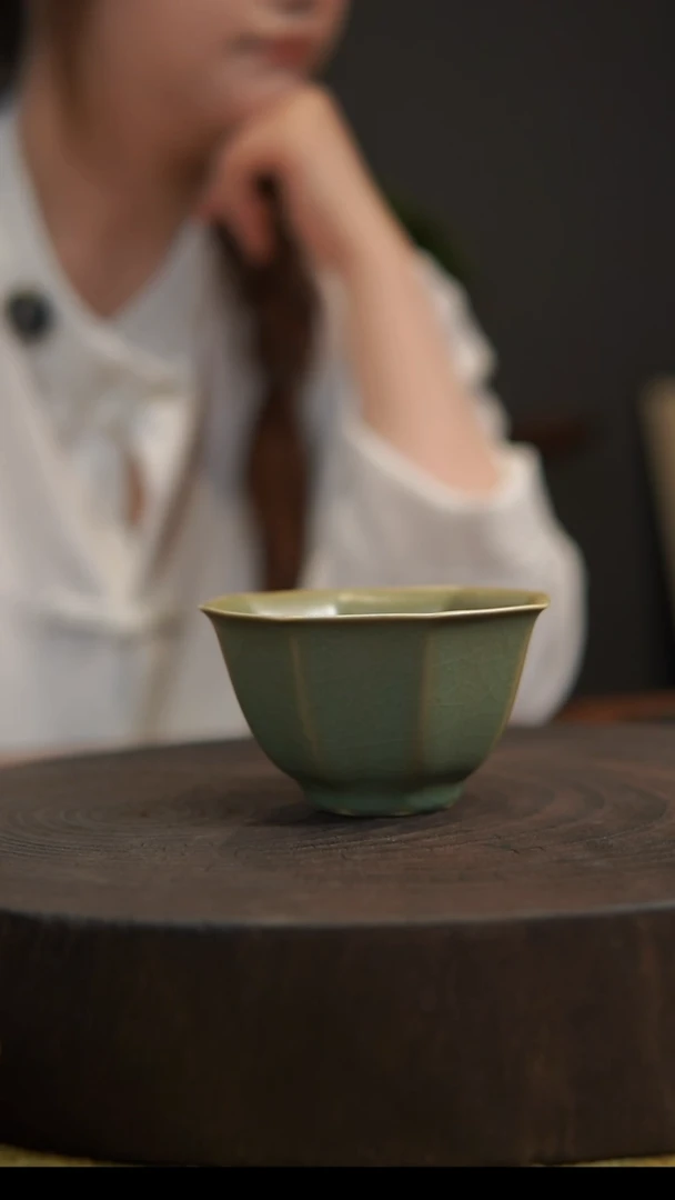 杯子八方杯 汝州原产地  原矿老釉