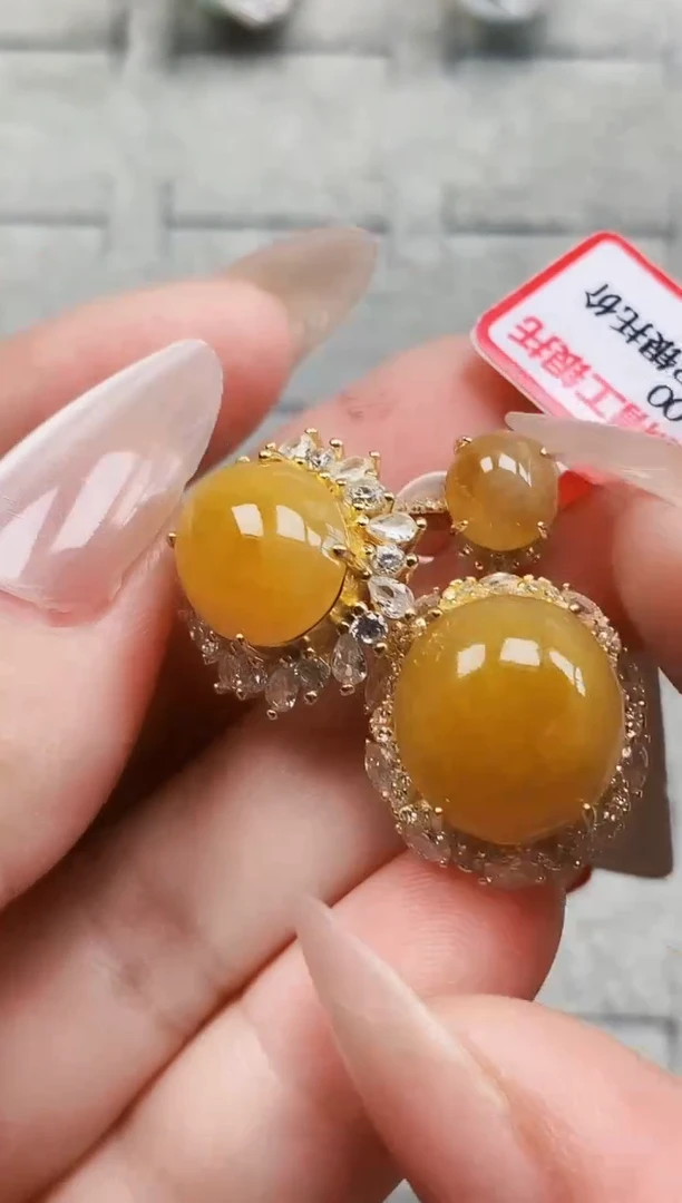 银S925镶嵌戒指翡翠2654
