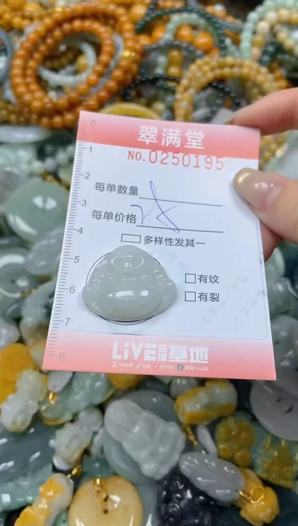 未镶嵌挂件翡翠闪购0250195