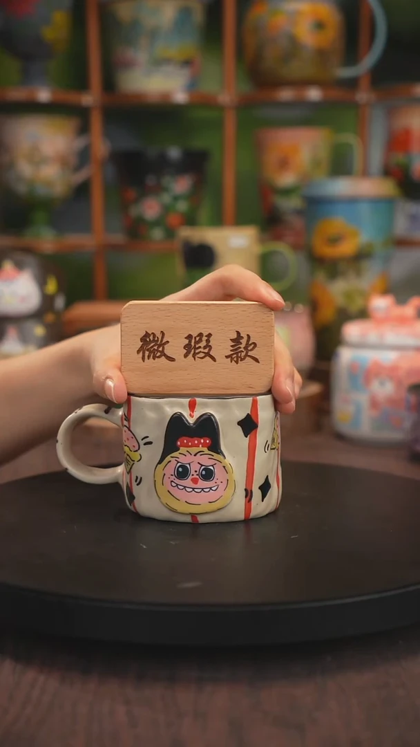 景德镇釉下彩手绘微瑕