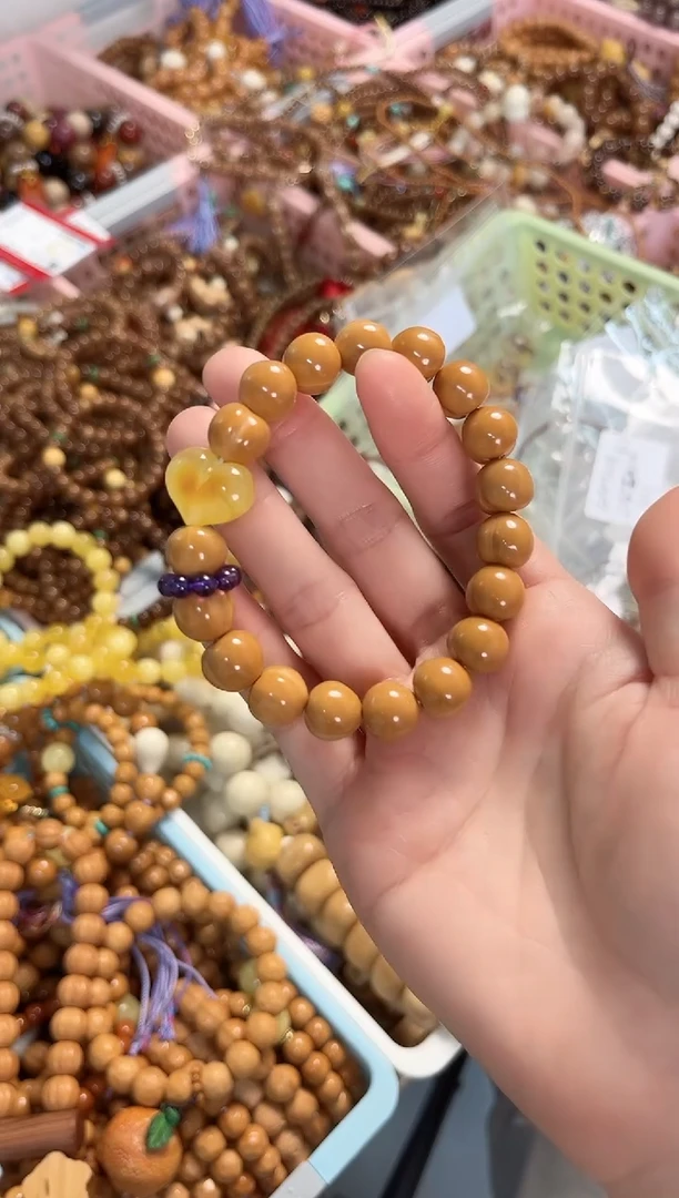 手串猴头核桃导****义猴头光面屁桃手串12mm（手串） 多样性发货