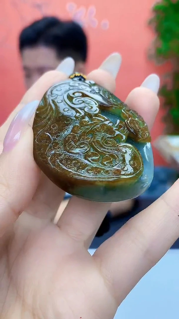 未镶嵌定制翡翠4917ty-毛货挂件20