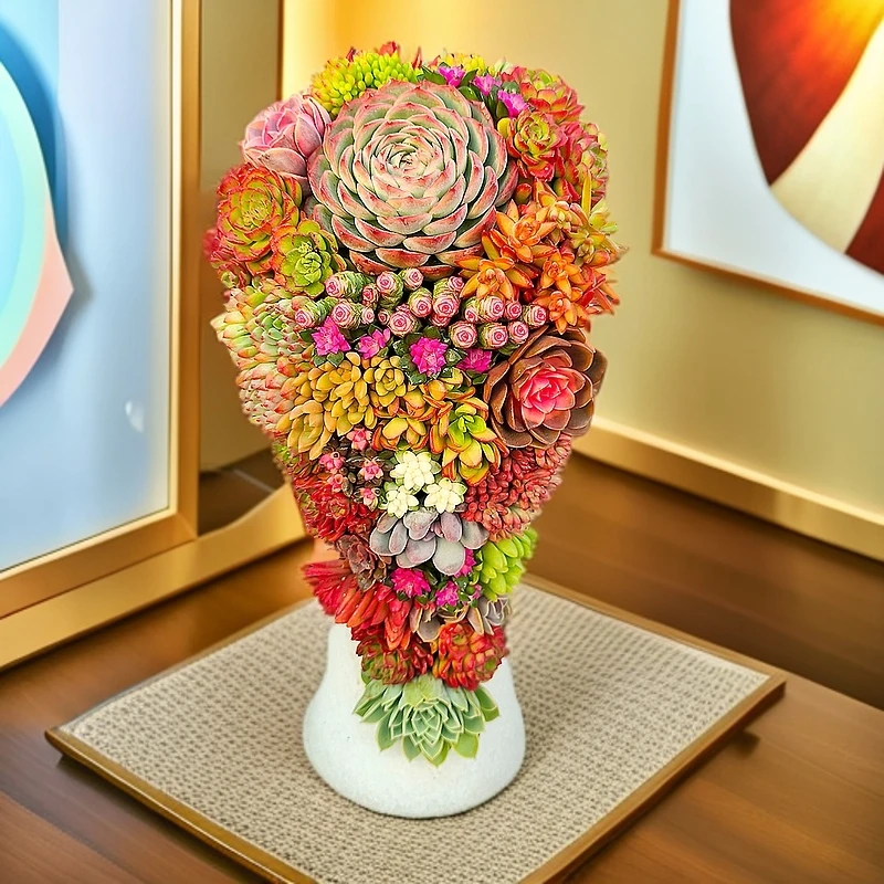 2025新款多肉大号美人瓶造型（高58）