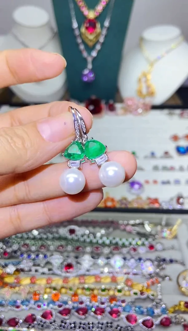 银S925镶嵌戒指烟晶1