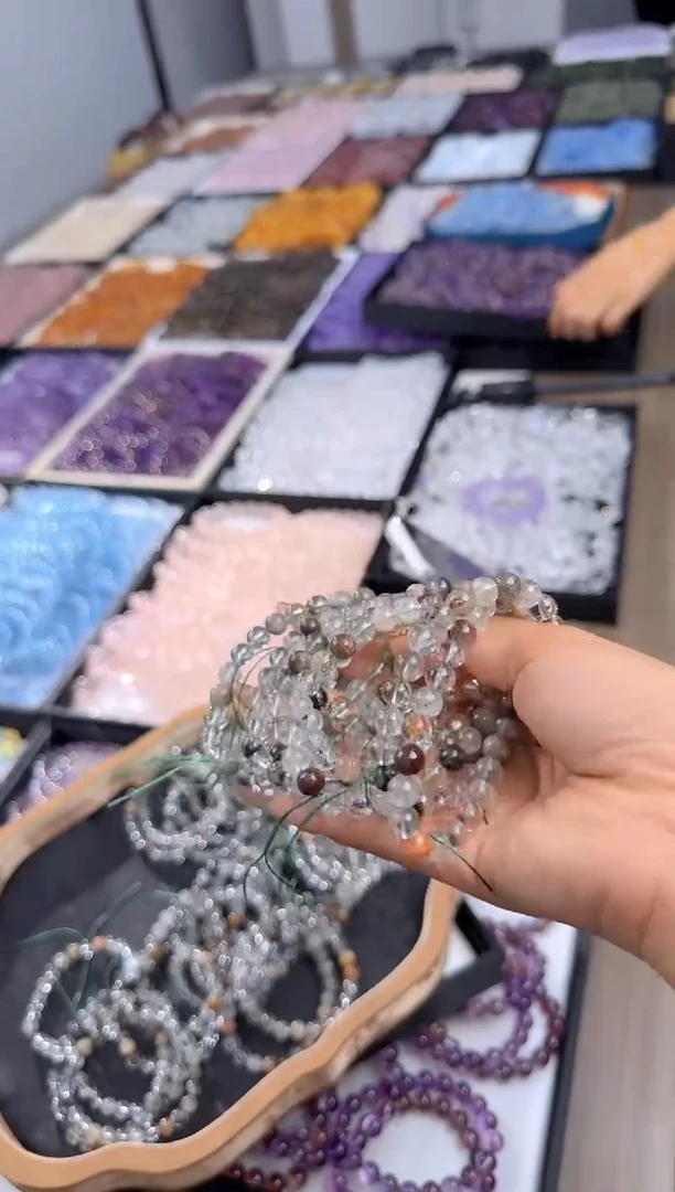 【闪购商品】水晶手串未镶嵌014/多样性发其一/卡7