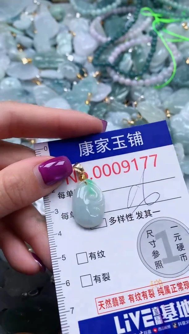 颈饰未镶嵌翡翠9177