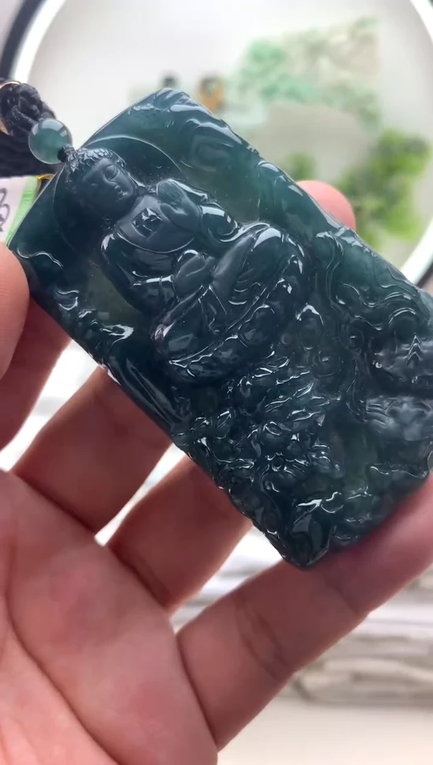 颈饰未镶嵌翡翠阿弥陀佛