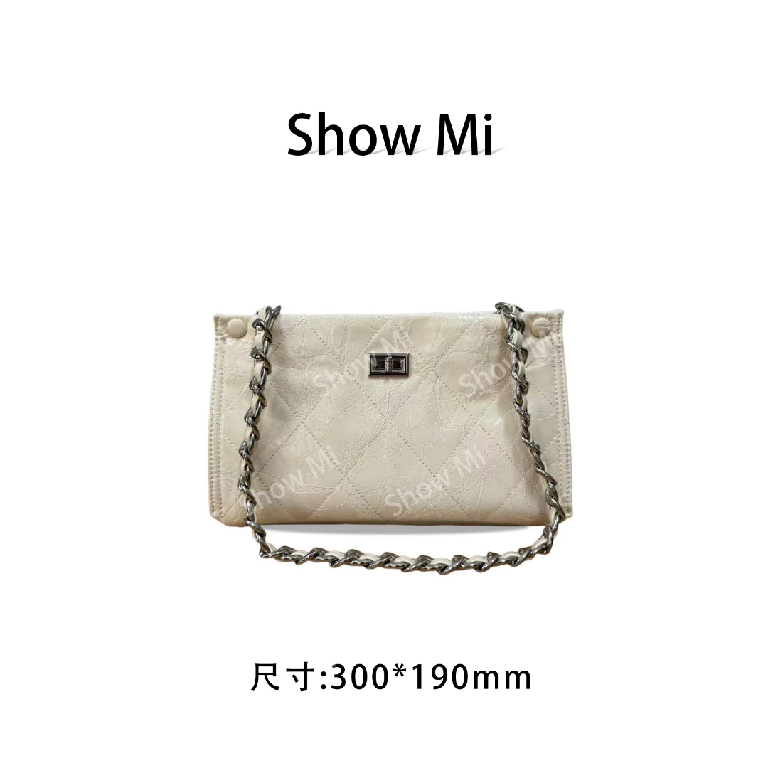 【Show Mi】QYX-9790-米白-轻奢小众时尚百搭女士包包sm