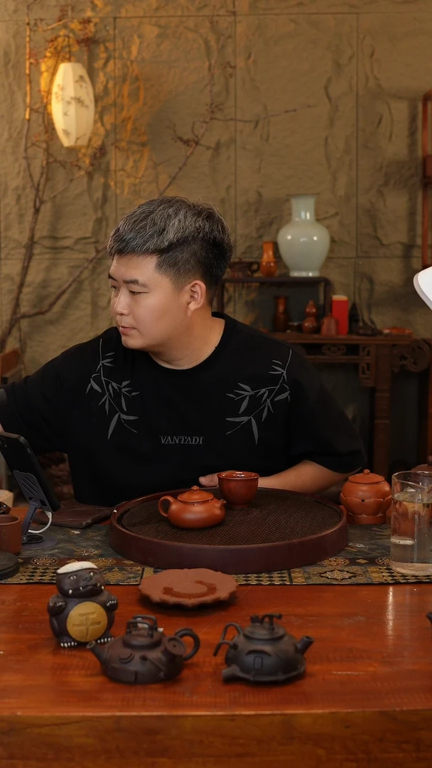 茶壶紫砂原矿手工制作