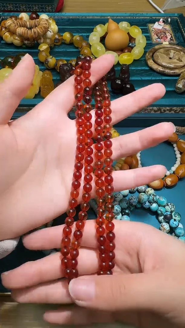 血珀颈饰未镶嵌多样性发一件 443