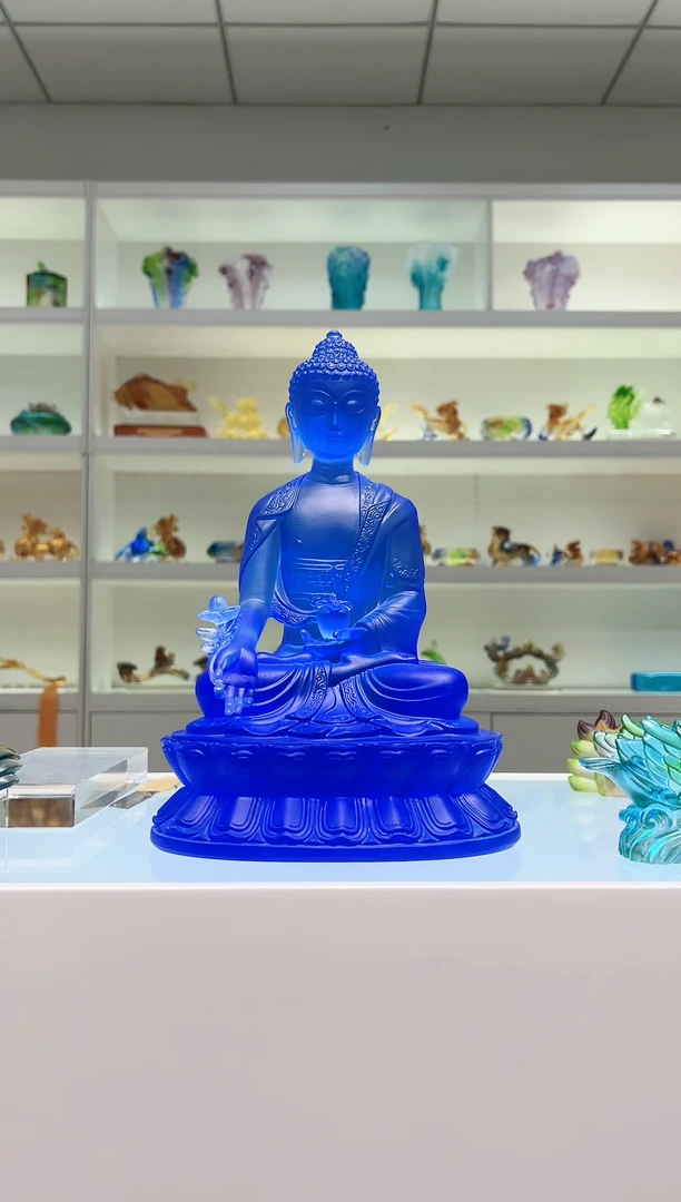 【闪购商品】茶宠古法琉璃药师