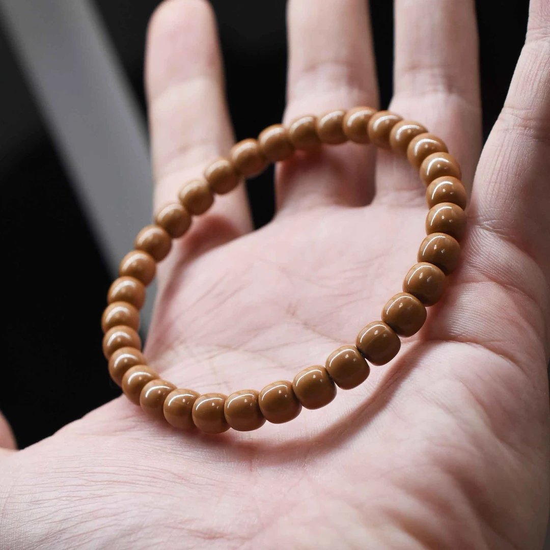 《无双SSS级》超小尺寸 7mm 猴头老型手串 原色保无药