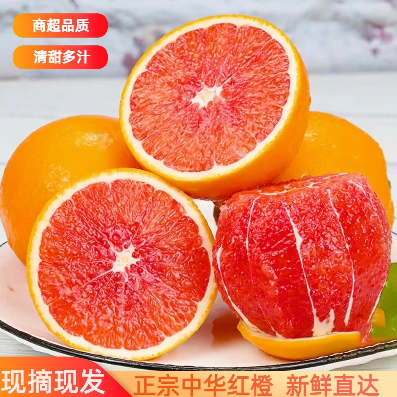 张飞赤橙【橙中贵族】云阳红橙现摘新鲜血橙卡拉红橙正宗爆汁应季