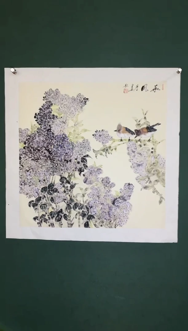 国画周建真老师绘画作品临沂书23-16