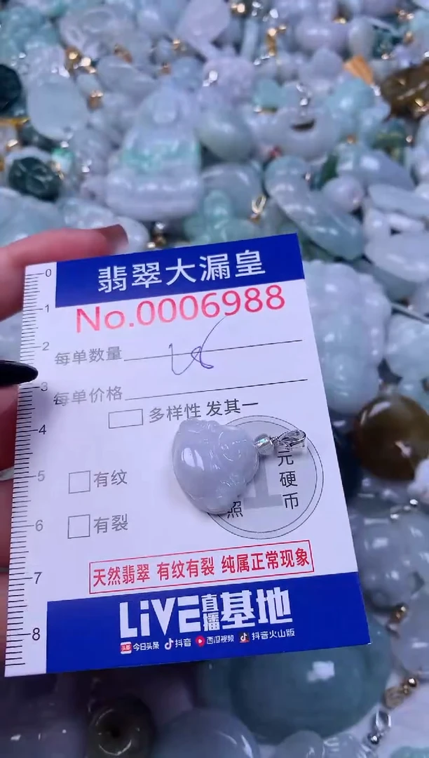 颈饰未镶嵌翡翠6988