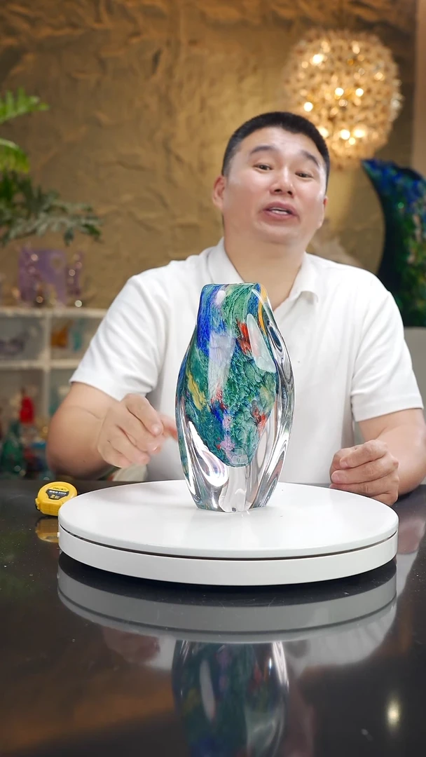 摆件福利莫奈花瓶小号
