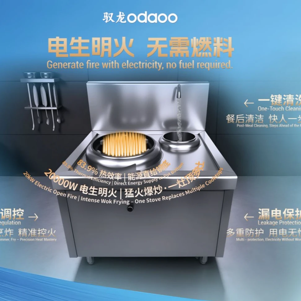 驭龙ODAOO大功率商用电火灶酒店餐馆厨房使用单灶电燃灶