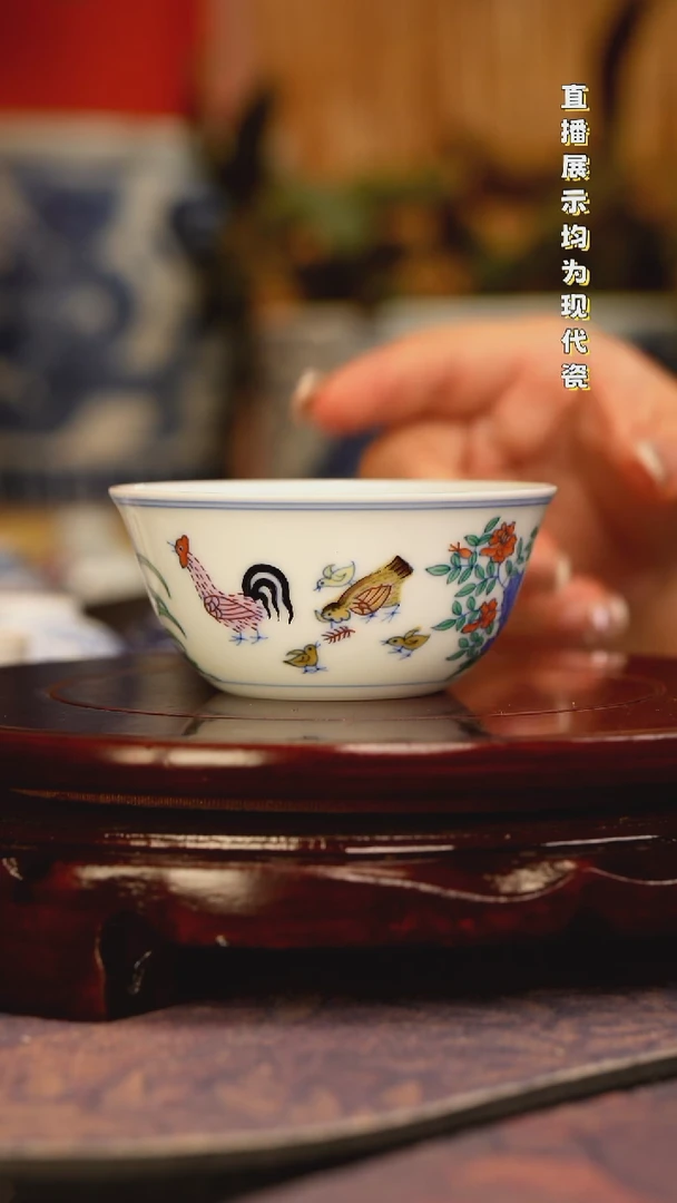 景德镇手工手绘陶瓷杯