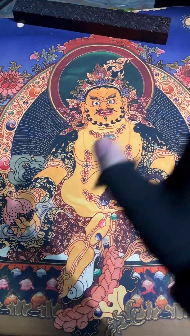 卷轴画路路的唐卡tk160