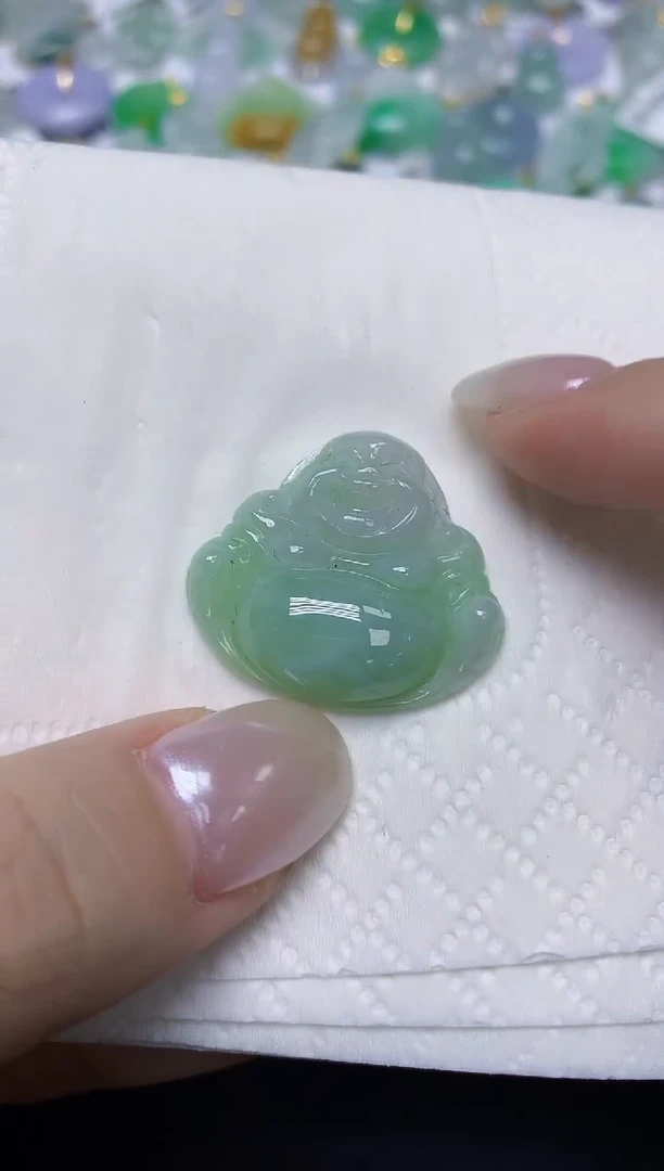 翡翠未镶嵌颈饰天然缅甸翡翠A货