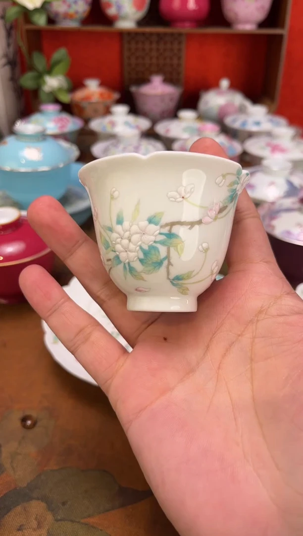 景德镇纯手绘陶瓷茶具