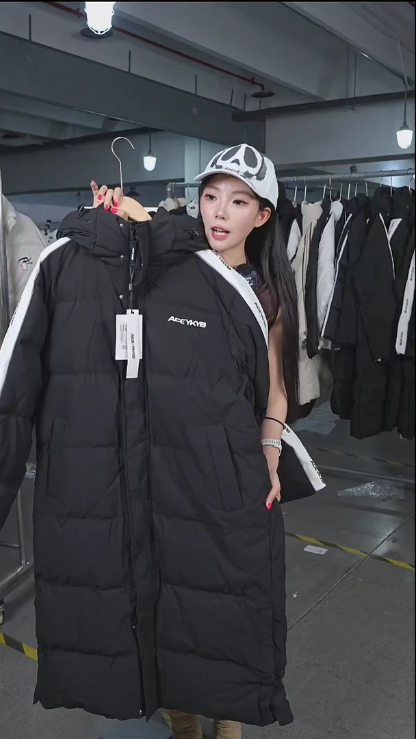 384YKYB爆款长款羽绒服