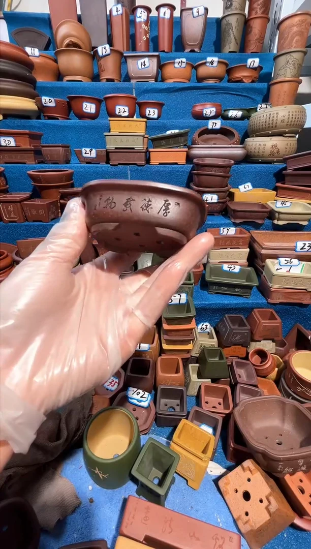 【闪购商品】紫砂紫砂花盆7.5*5*2