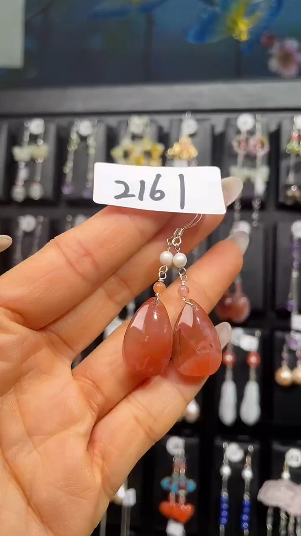 银S925镶嵌耳饰紫晶喜欢拍