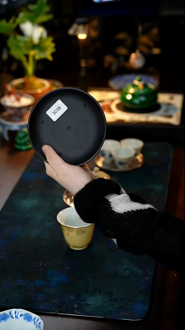 雲梦茶器紫陶壶承3038