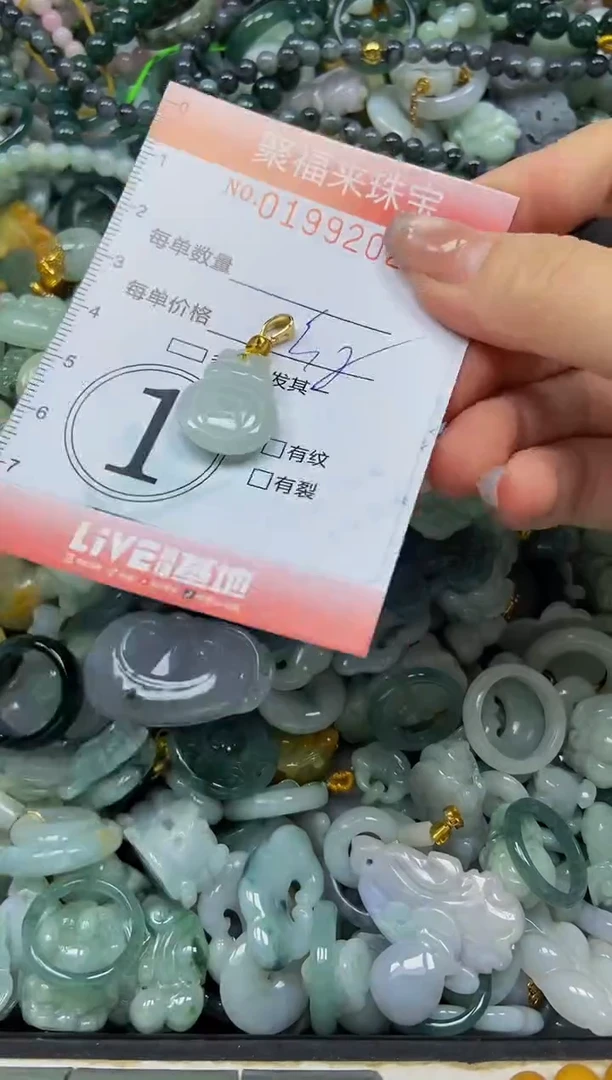 翡翠未镶嵌颈饰闪购0199202