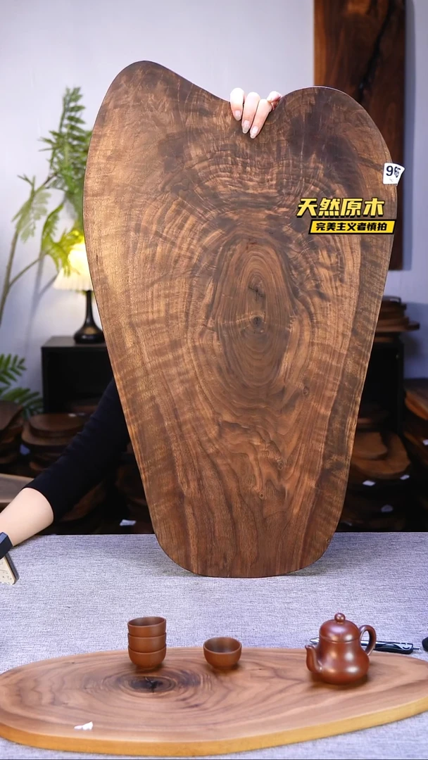 木北美黑胡桃原木.干裂疤结不属于商品质量问题完美主义者慎拍