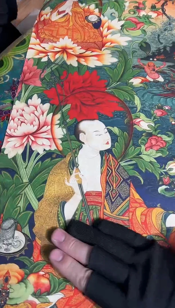 卷轴画天天的唐卡tk160