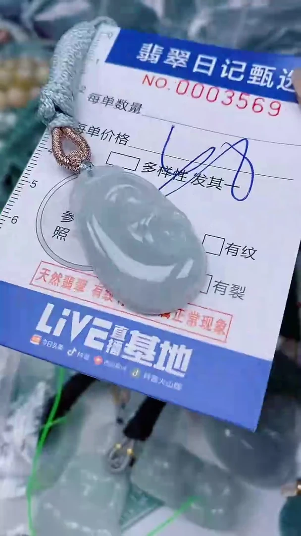 翡翠未镶嵌颈饰00003569