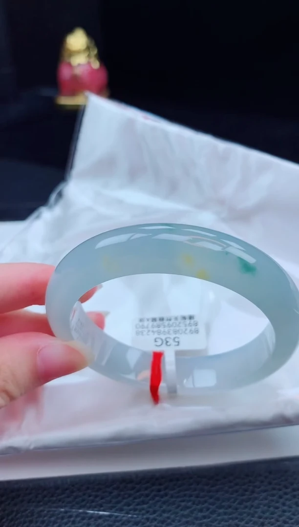 翡翠手镯未镶嵌缅甸天然翡翠A货手镯