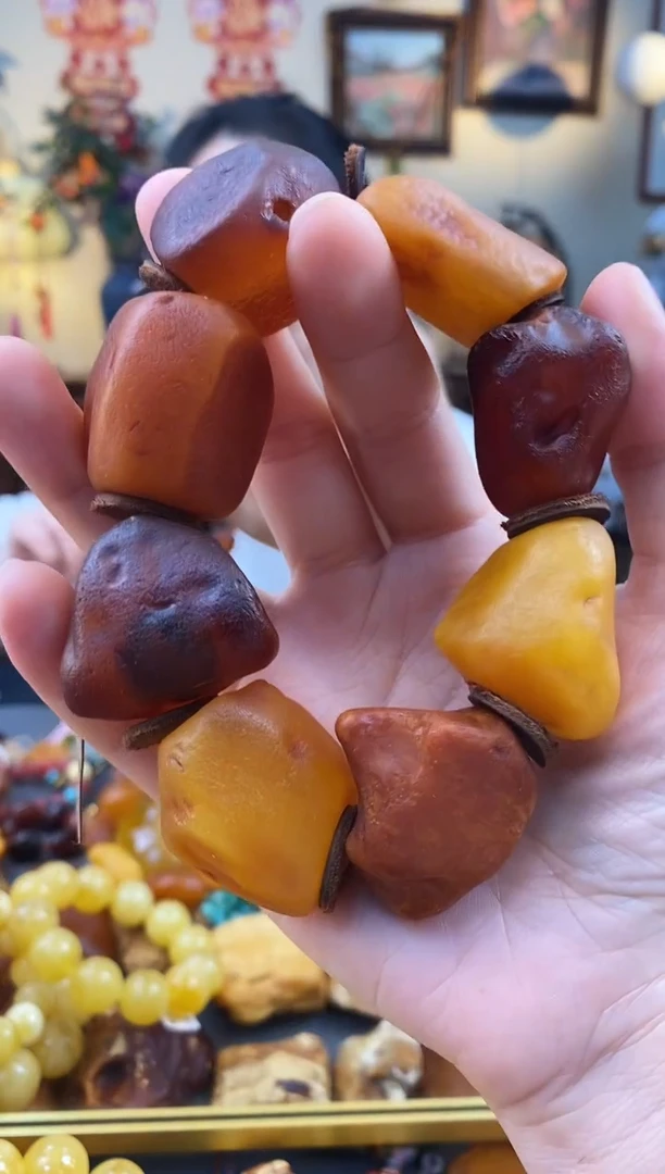 【闪购商品】未镶嵌琥珀手串手串