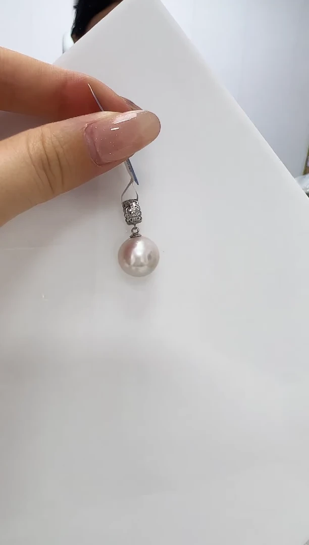 【闪购商品】淡水珍珠DA银S925镶嵌吊坠 13 B366