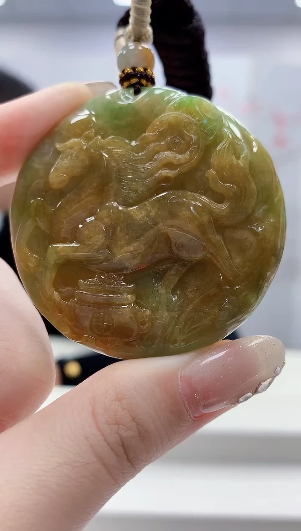 未镶嵌定制翡翠4898jw-毛货挂件113