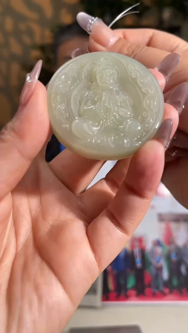 和田玉未镶嵌颈饰多样性拍一发一090036