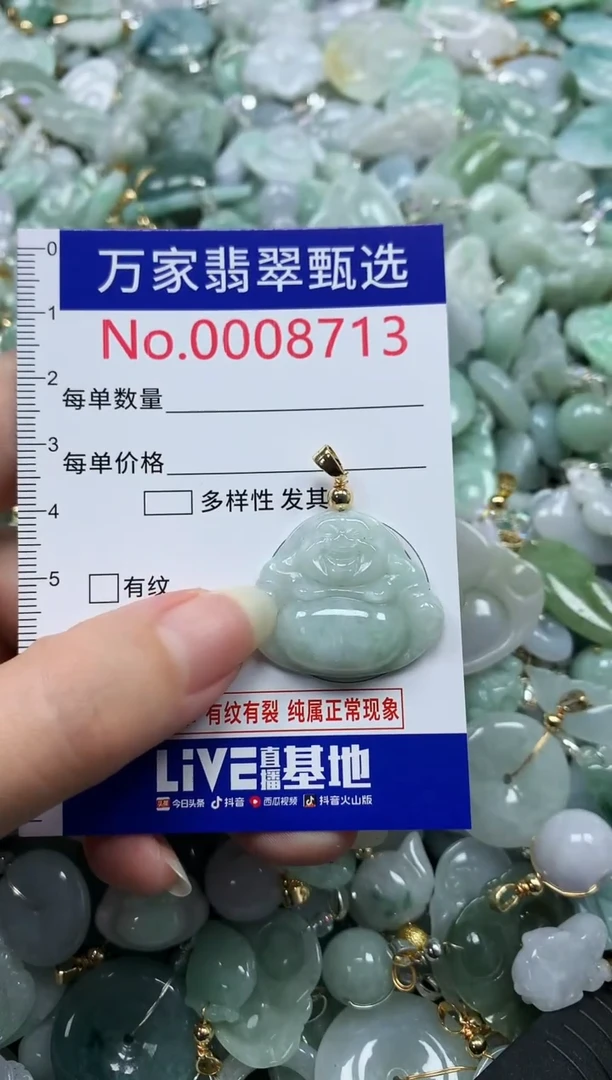 吊坠(不含链)未镶嵌翡翠8713