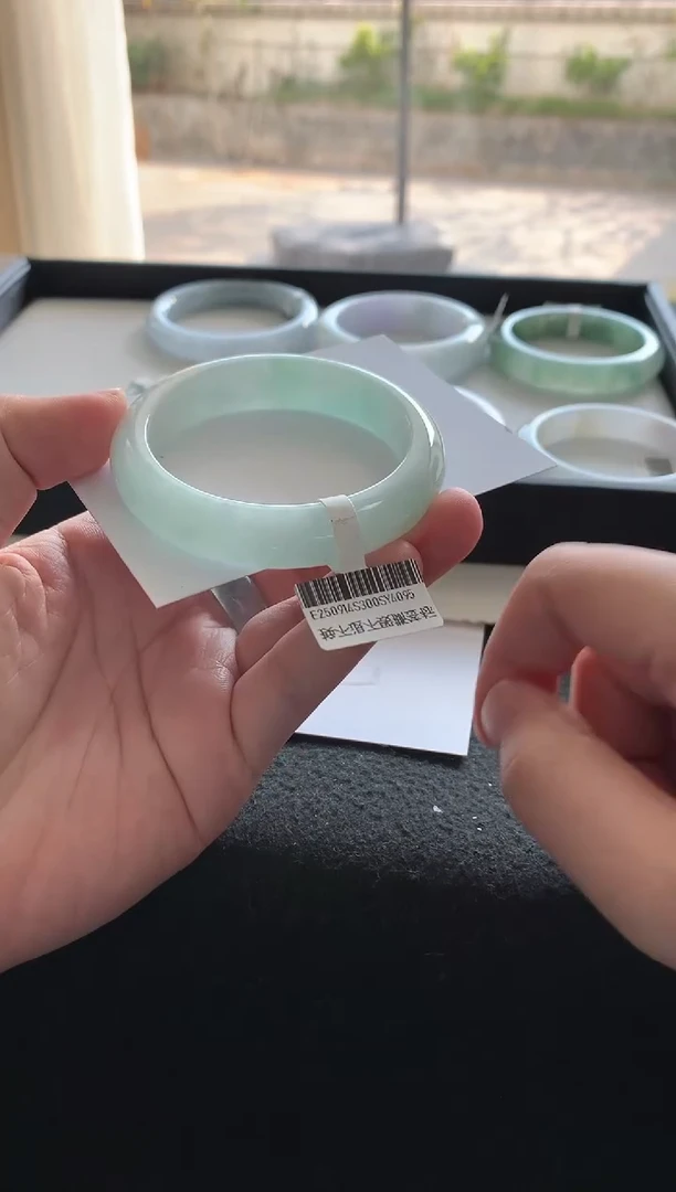 未镶嵌手镯翡翠53正圈Y4095买断