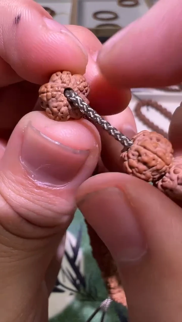 手串金刚菩提原生态梅花长串礼盒发货