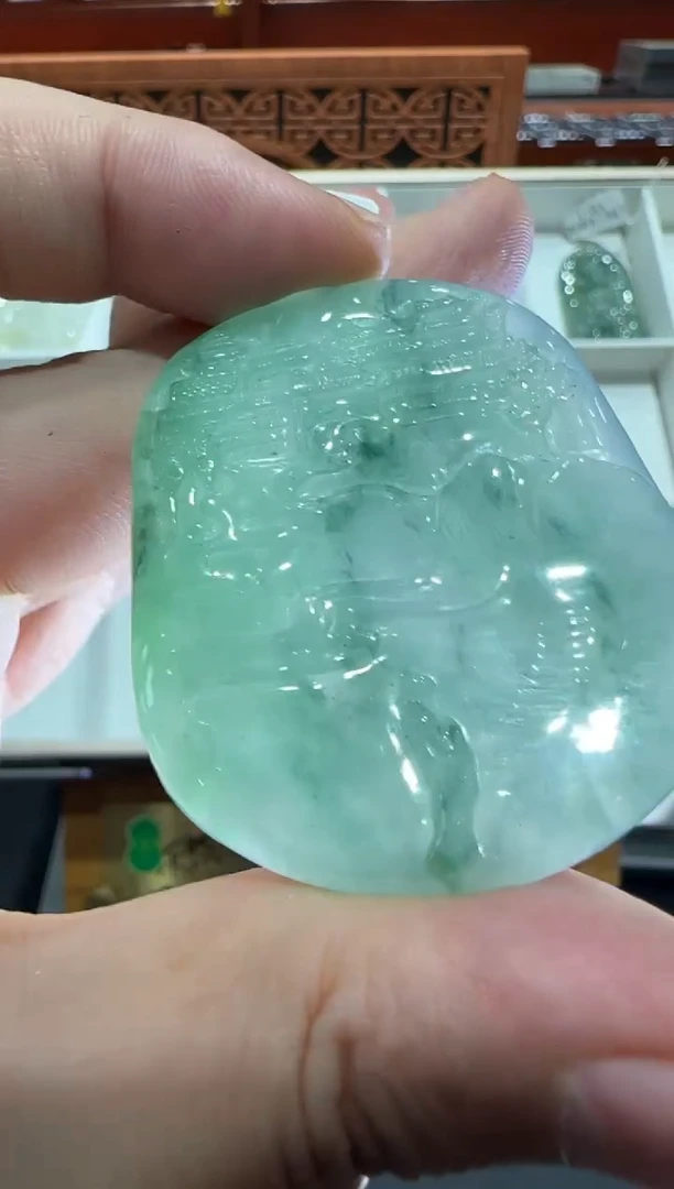 未镶嵌挂件翡翠A货翡翠多样性孤品