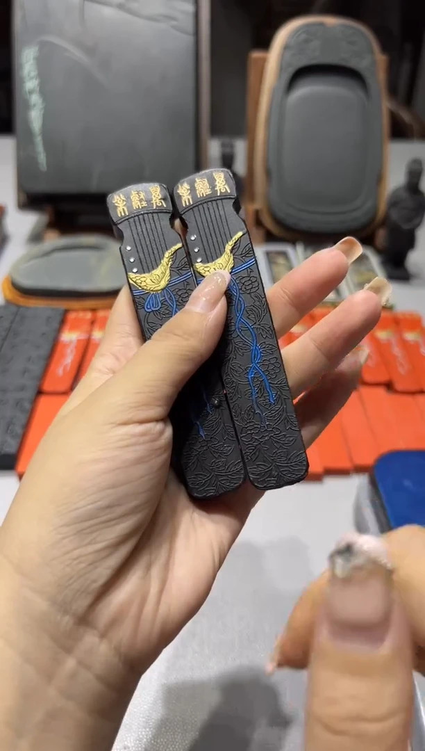 大道文化油烟琴墨两锭