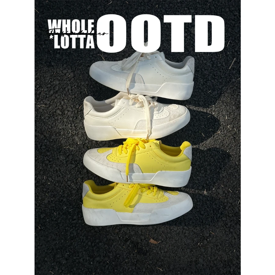 aoyo/25SS*秋季新款透气男鞋 复古百搭增高板鞋 潮流Cleanfit