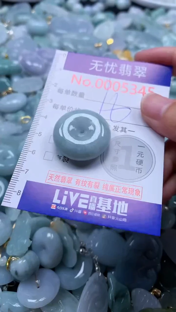 翡翠未镶嵌吊坠(不含链)5345